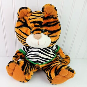 Vtg Avon Cuddly Colby Bengal Tiger 1992 Squeeze Purring Plush 11" Stuffed Animal